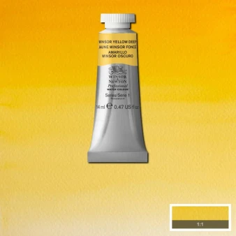 Winsor & Newton Professional Watercolour 14ml Winsor Yellow Deep