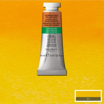 Winsor & Newton Professional Watercolour 14ml Cadmium-Free Yellow Deep