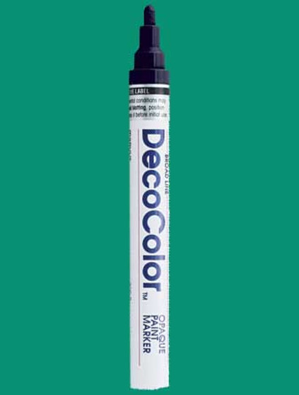 Marvy Uchida DecoColor Paint Marker 6mm Broad Pine Green