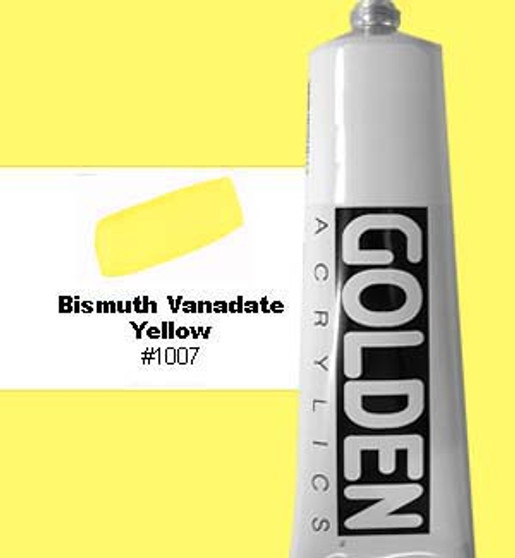 Golden Artist Colors Heavy Body Acrylic 2oz Bismuth Vanadate Yellow