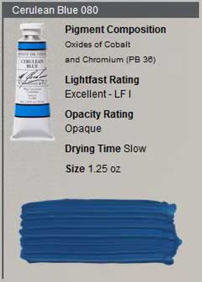 M. Graham Oil 1.25oz Series 6: Cerulean Blue