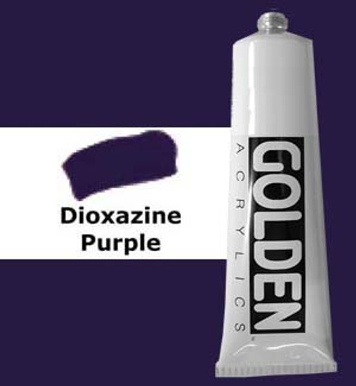 Golden Artist Colors Heavy Body Acrylic: 2oz Dioxazine Purple