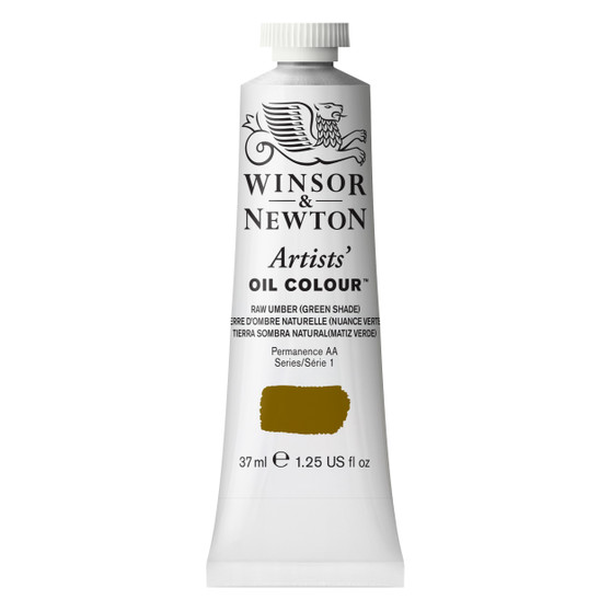 Winsor & Newton Artists Oil Colour 37ml Raw Umber Green Shade