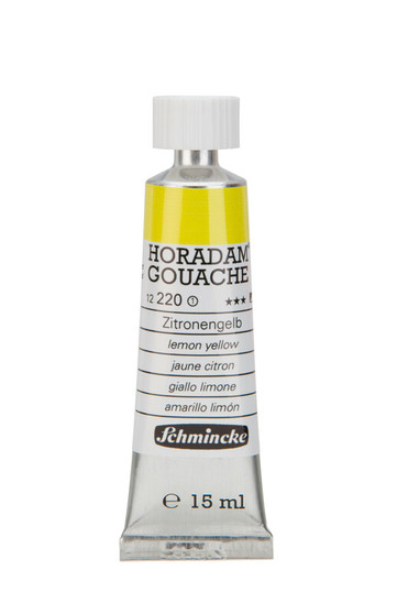 Schmincke Horadam Gouache 15ml Lemon Yellow