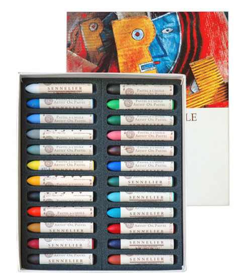 Sennelier Oil Pastel Set 24 Assorted