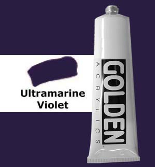 Golden Artist Colors Heavy Body Acrylic: 2oz Ultramarine Violet