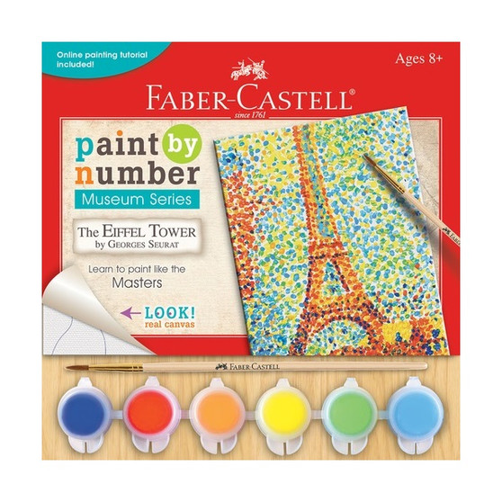 Faber-Castell Red Line Paint by Number Museum Series "The Eiffel Tower" Seurat
