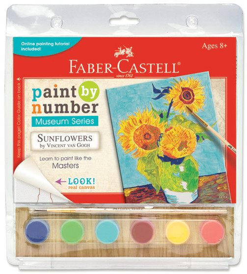 Faber-Castell Red Line Paint by Number Museum Series "Sunflowers" VanGogh