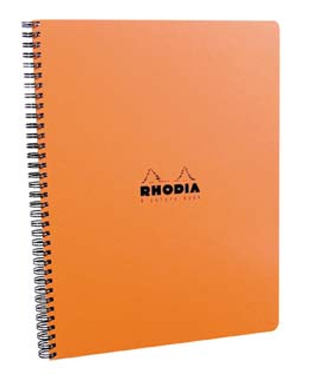 Rhodia Wire Side-Bound 9x11 4color Orange