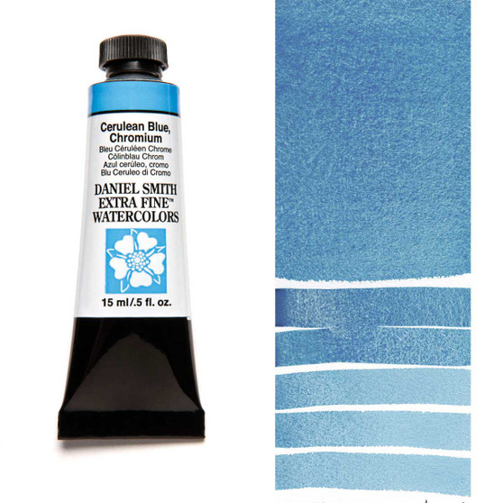 Daniel Smith Extra-Fine Watercolor 15ml Cerulean Blue Chromium