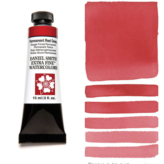 Daniel Smith Extra-Fine Watercolor 15ml Permanent Red Deep