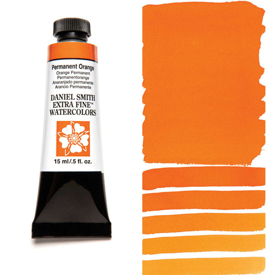 Daniel Smith Extra-Fine Watercolor 15ml Permanent Orange