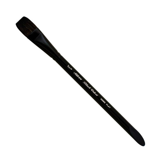 Silver Brush Black Velvet Watercolor Brush Flat .75-Inch