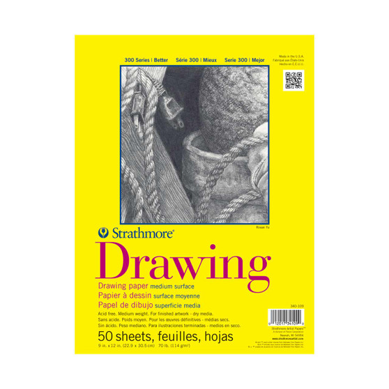 Strathmore Drawing Pad 300 9x12 50sh