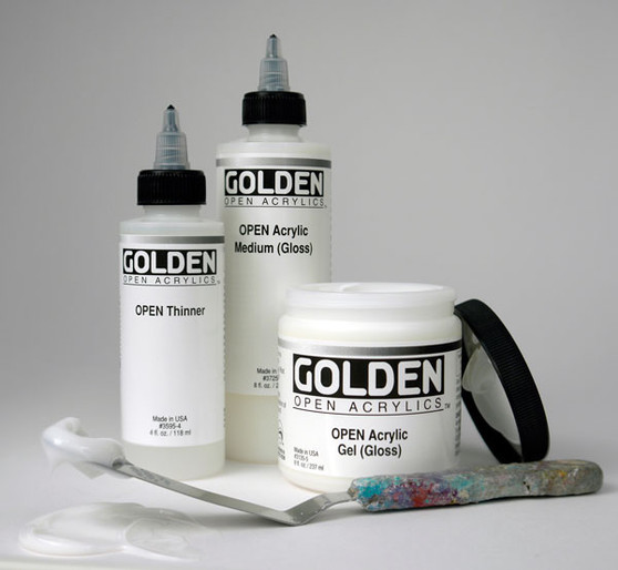 Golden Open Acrylic 4oz Medium Gloss