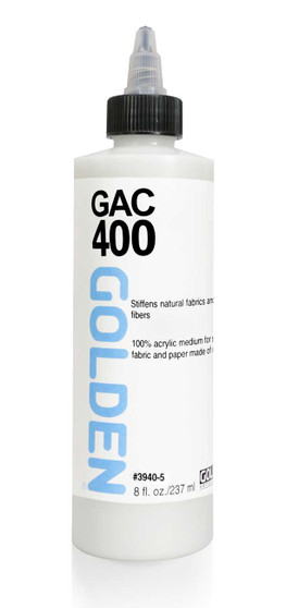 Golden Artist Colors Acrylic Medium: 8oz Gac-400 Fabric