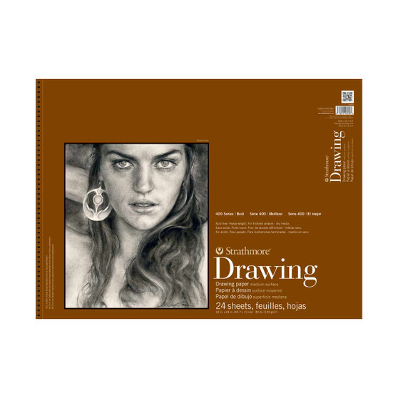 Strathmore Drawing Pad 400 18x24