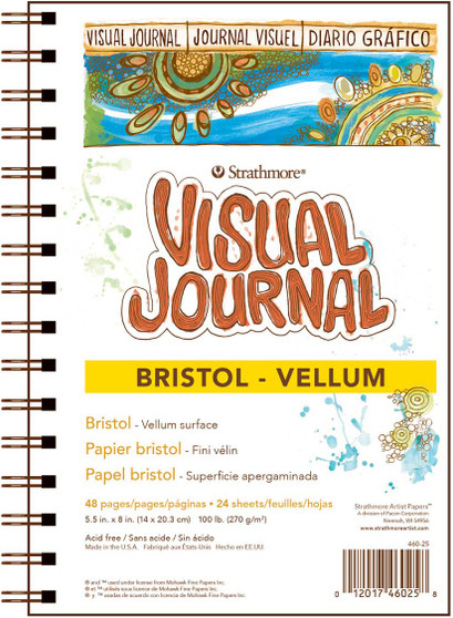 Strathmore Visual Journal Bristol Vellum 5.5x8