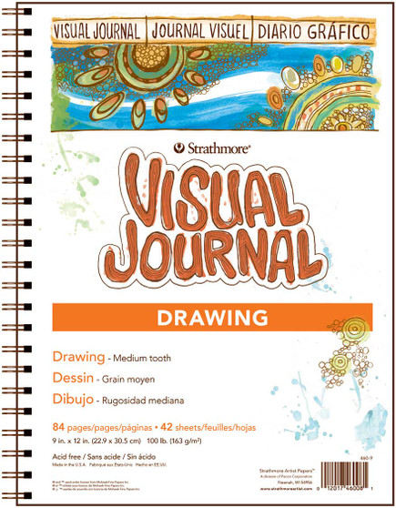 Strathmore Visual Journal Drawing 9x12 100lb