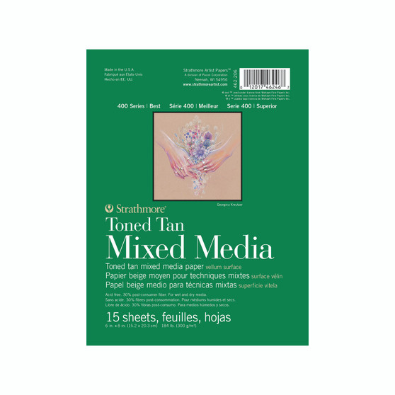 Strathmore Toned Tan Mixed Media Pad 6x8"