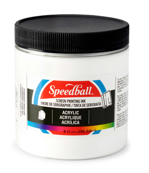Speedball Screen Ink Acrylic 8oz White
