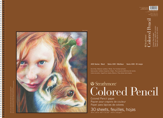 Strathmore 400 Series Colored Pencil Pad 18x24