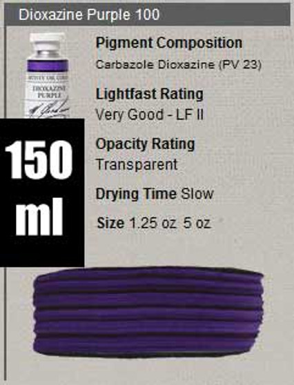 M. Graham Oil 150ml Series 3: Dioxazine Purple