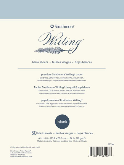 Strathmore Writing Series Blank Pad 6x8