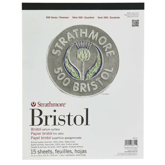 Strathmore Bristol Pad 500 Vellum 2ply 11x14