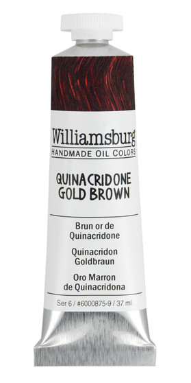 Williamsburg Handmade Oil 37ml Quinacridone Goldish Brown