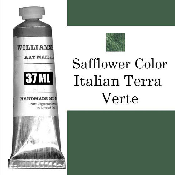 Williamsburg Oil 37ml Safflower Oil Color Italian Terra Verte
