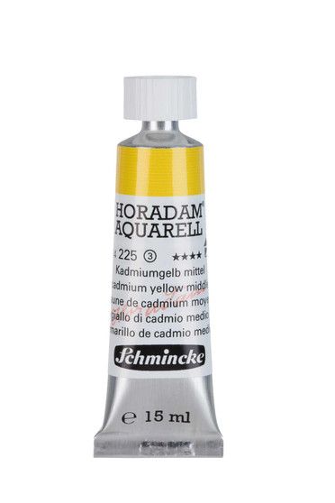 Schmincke Horadam Aquarell 15ml Cadmium Yellow Medium - 225