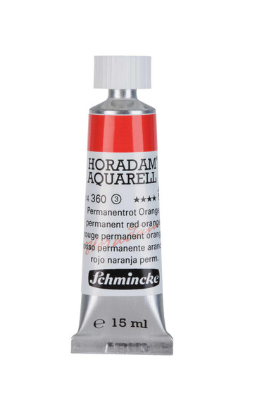 Schmincke Horadam Aquarell 15ml Permanent Red Orange - 360