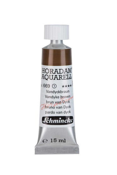 Schmincke Horadam Aquarell 15ml Vandyke Brown - 669