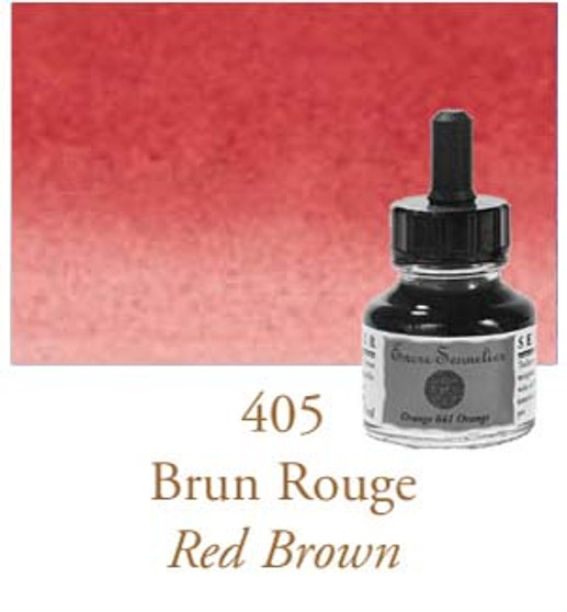 Sennelier Drawing Ink 30ml Red Brown