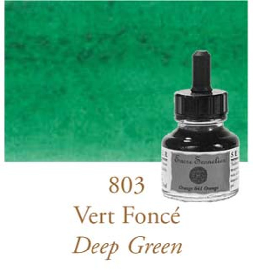 Sennelier Drawing Ink 30ml Deep Green