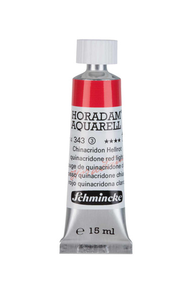 Schmincke Horadam Aquarell 15ml Tube Watercolor Quinacridone Red Light - 343
