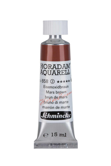 Schmincke Horadam Aquarell 15ml Tube Watercolor Mars Brown - 658