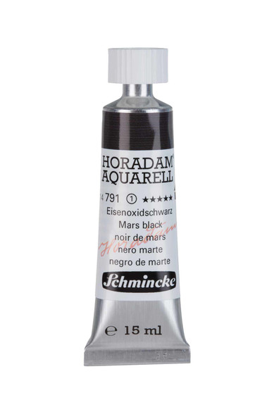 Schmincke Horadam Aquarell 15ml Tube Watercolor Mars Black - 791