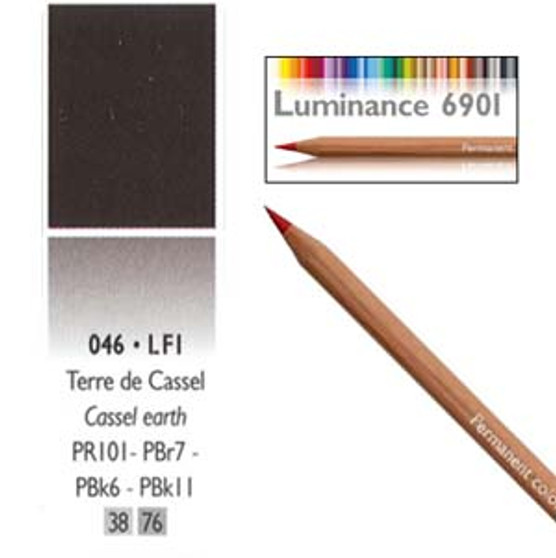 Caran DAche Luminance Colored Pencil Cassel Earth