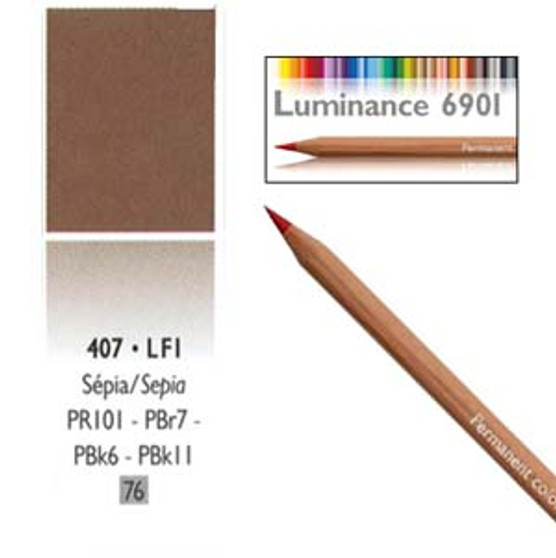 Caran DAche Luminance Colored Pencil Sepia