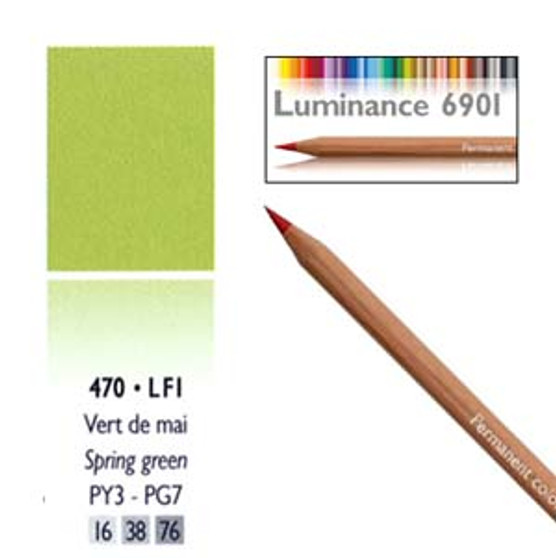 Caran DAche Luminance Colored Pencil Spring Green