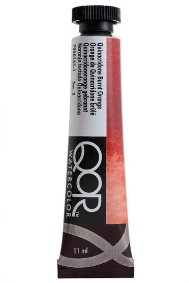 QoR Watercolor 11ml tube Quinacridone Burnt Orange