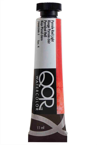 QoR Watercolor 11ml tube Pyrrole Red Light