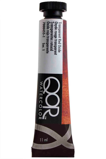 QoR Watercolor 11ml tube Transparent Red Oxide