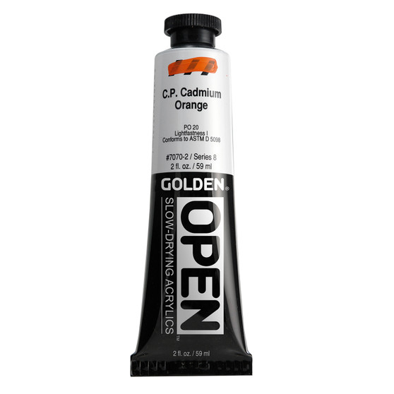 Golden Open Acrylic 2oz CP Cadmium Orange