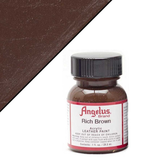 Angelus Leather Paint 1oz Rich Brown