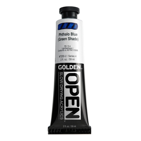 Golden Open Acrylic 2oz Phthalo Blue/Green Shade