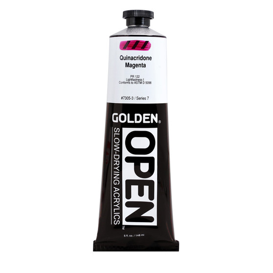 Golden Open Acrylic 4oz Quinacridone Magenta