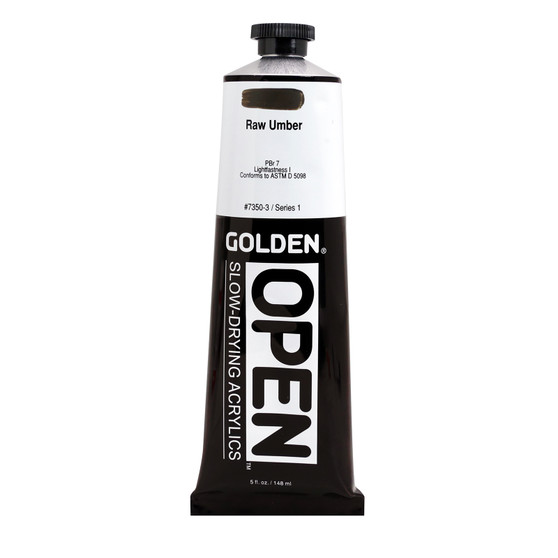 Golden Open Acrylic 5oz Raw Umber